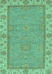 Oriental Turquoise Traditional Rug, abs3574turq