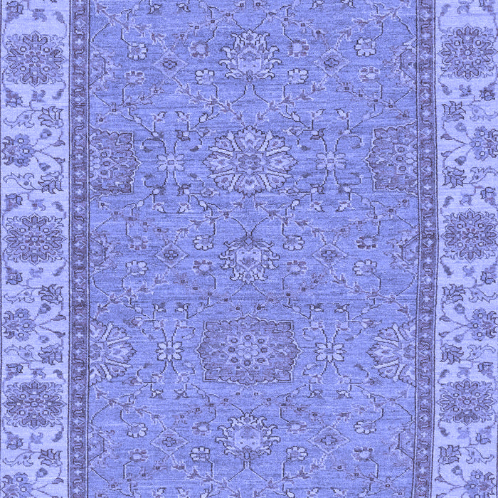 Machine Washable Oriental Blue Traditional Rug, wshabs3574blu