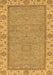 Machine Washable Oriental Brown Traditional Rug, wshabs3574brn