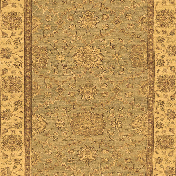 Machine Washable Oriental Brown Traditional Rug, wshabs3574brn