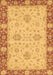 Machine Washable Oriental Brown Traditional Rug, wshabs3575brn