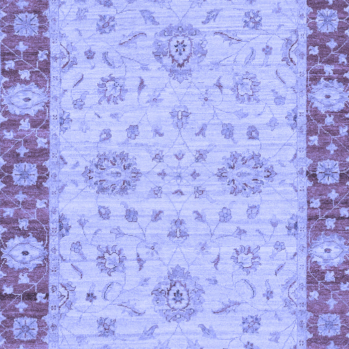 Machine Washable Oriental Blue Traditional Rug, wshabs3575blu