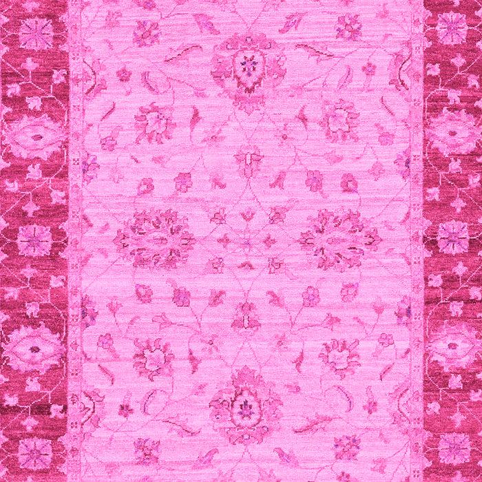 Machine Washable Oriental Pink Traditional Rug, wshabs3575pnk