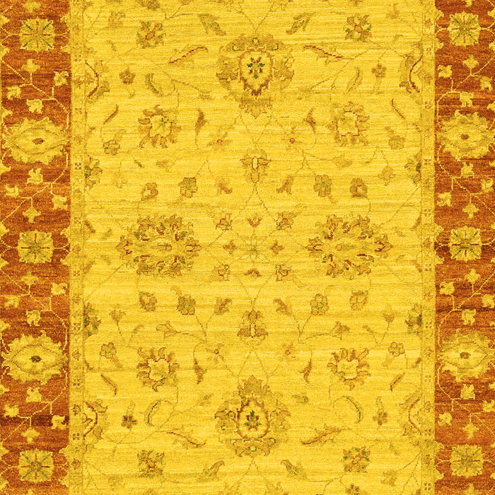 Oriental Yellow Traditional Rug, abs3575yw