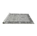 Sideview of Machine Washable Oriental Gray Traditional Rug, wshabs3575gry