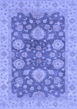 Abstract Blue Modern Rug, abs3576blu
