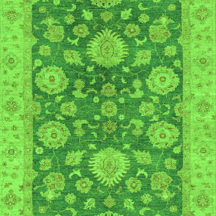 Machine Washable Abstract Green Modern Area Rugs, wshabs3576grn