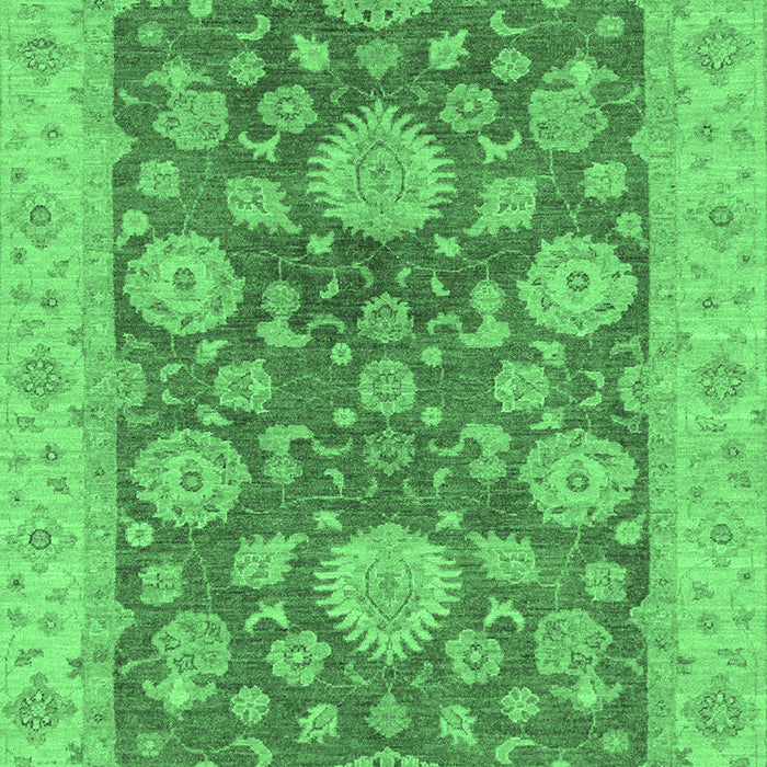 Abstract Emerald Green Modern Rug, abs3576emgrn
