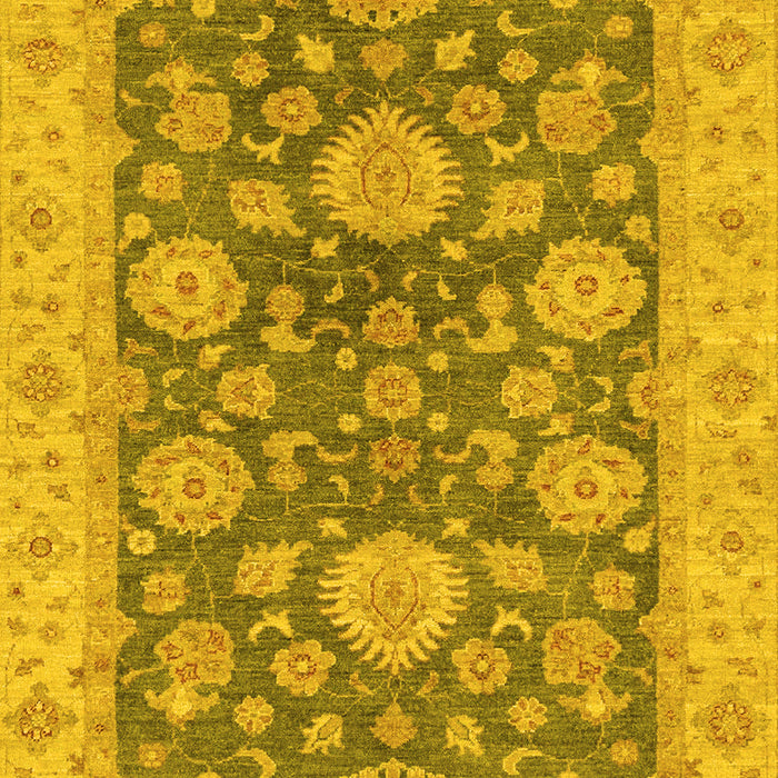 Abstract Yellow Modern Rug, abs3576yw