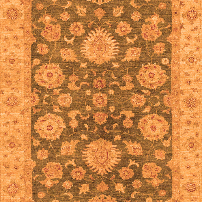 Machine Washable Abstract Orange Modern Area Rugs, wshabs3576org