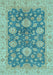 Machine Washable Abstract Light Blue Modern Rug, wshabs3576lblu