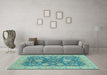 Machine Washable Abstract Light Blue Modern Rug in a Living Room, wshabs3576lblu