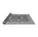 Sideview of Abstract Gray Modern Rug, abs3576gry