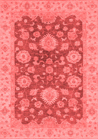 Abstract Red Modern Rug, abs3576red