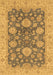 Machine Washable Abstract Brown Modern Rug, wshabs3576brn