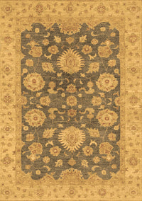 Abstract Brown Modern Rug, abs3576brn