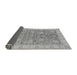 Sideview of Abstract Gray Modern Rug, abs3577gry