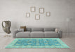 Machine Washable Abstract Light Blue Modern Rug in a Living Room, wshabs3577lblu