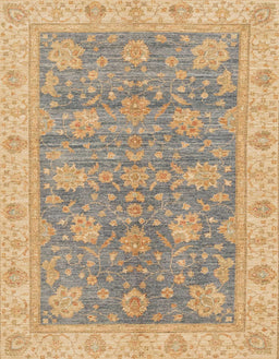 Abstract Orange Brown Modern Rug, abs3577