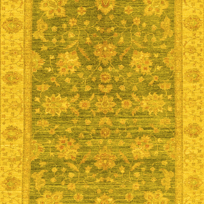 Machine Washable Abstract Yellow Modern Rug, wshabs3577yw