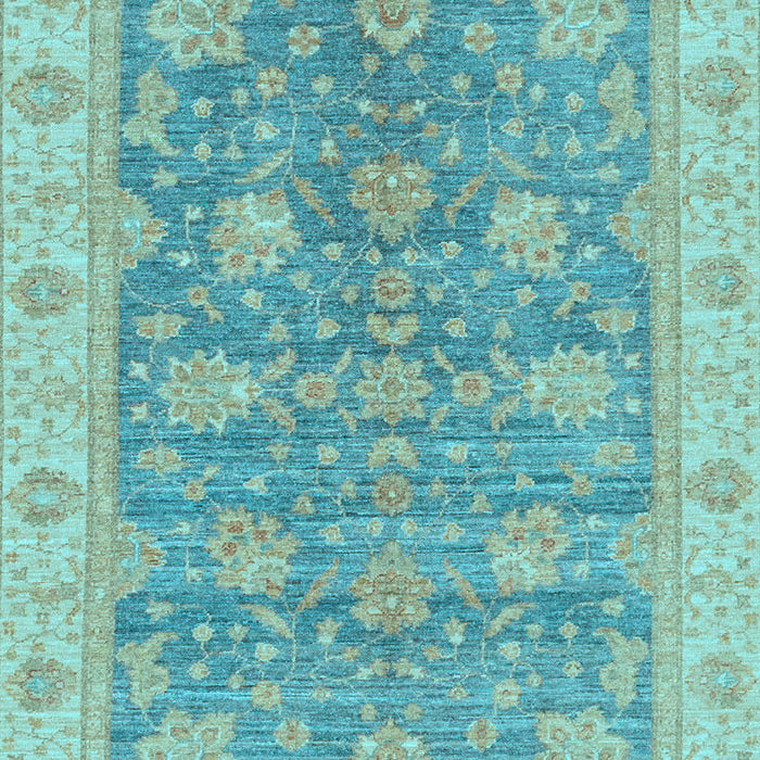 Abstract Light Blue Modern Rug, abs3577lblu