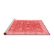 Modern Red Washable Rugs