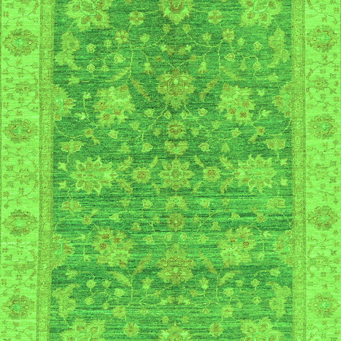 Abstract Green Modern Rug, abs3577grn