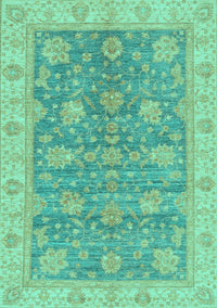 Abstract Turquoise Modern Rug, abs3577turq