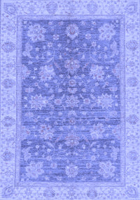 Abstract Blue Modern Rug, abs3577blu