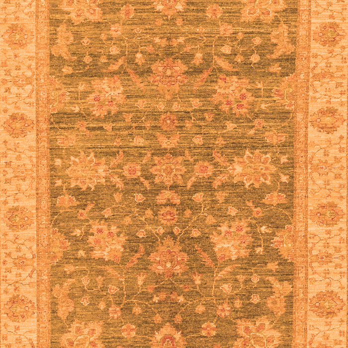 Machine Washable Abstract Orange Modern Area Rugs, wshabs3577org