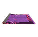 Sideview of Abstract Pink Modern Rug, abs3578pnk