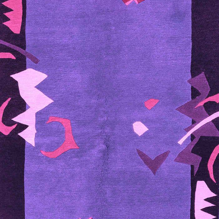 Machine Washable Abstract Purple Modern Area Rugs, wshabs3578pur