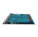 Sideview of Machine Washable Abstract Light Blue Modern Rug, wshabs3578lblu