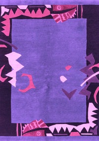 Abstract Purple Modern Rug, abs3578pur