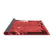 Abstract Red Modern Area Rugs