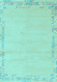 Solid Light Blue Modern Rug, abs3579lblu