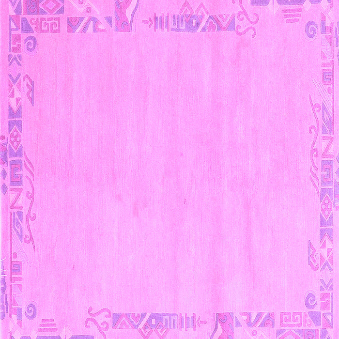 Square Solid Purple Modern Rug, abs3579pur