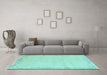 Machine Washable Solid Light Blue Modern Rug in a Living Room, wshabs3579lblu