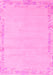 Solid Pink Modern Rug, abs3579pnk