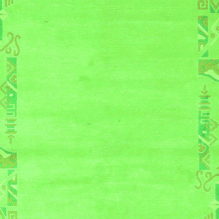 Machine Washable Solid Green Modern Area Rugs, wshabs3579grn
