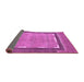 Sideview of Abstract Purple Modern Rug, abs357pur