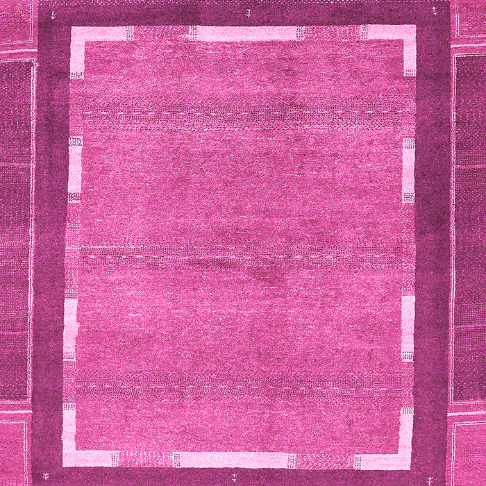 Machine Washable Abstract Pink Modern Rug, wshabs357pnk