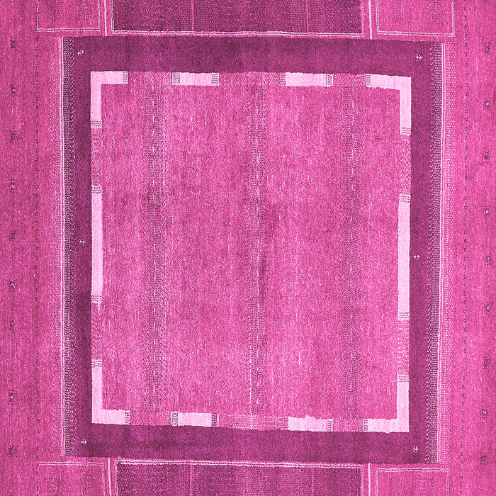 Square Abstract Pink Modern Rug, abs357pnk