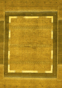 Abstract Yellow Modern Rug, abs357yw