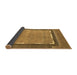 Sideview of Abstract Brown Modern Rug, abs357brn