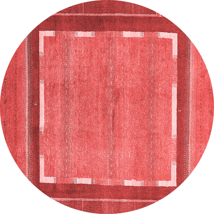 Machine Washable Abstract Red Modern Rug, wshabs357red