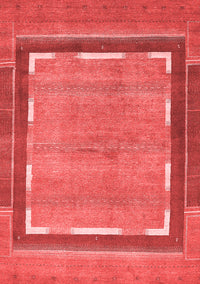 Abstract Red Modern Rug, abs357red