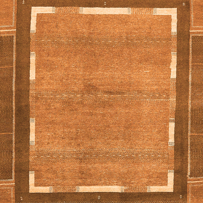 Machine Washable Abstract Orange Modern Area Rugs, wshabs357org
