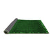 Sideview of Abstract Green Modern Rug, abs3580grn