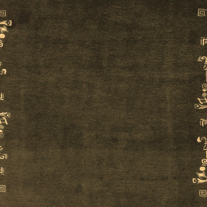 Abstract Brown Modern Rug, abs3580brn